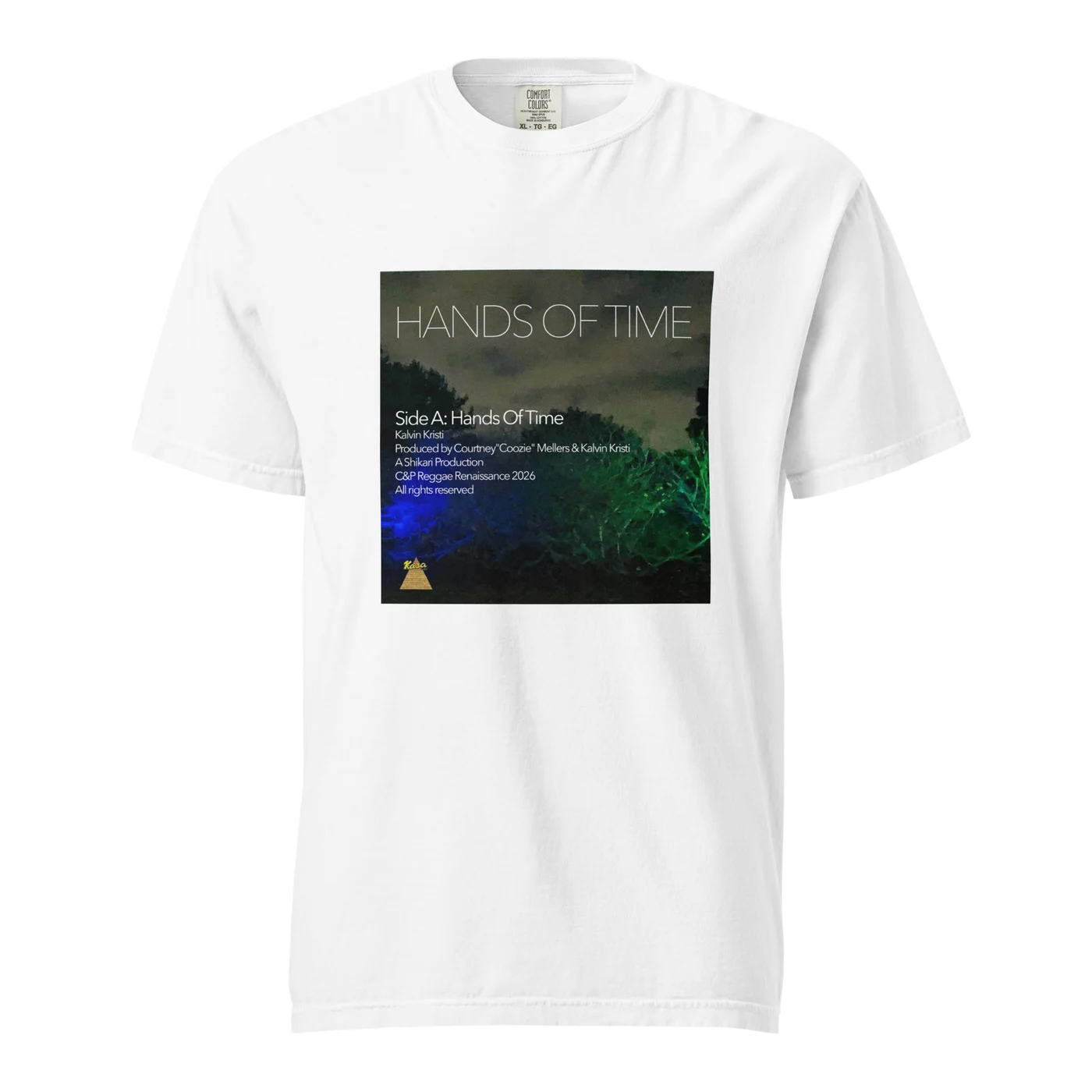 Kalvin Kristi Hands Of Time- Artwork Tee (White)