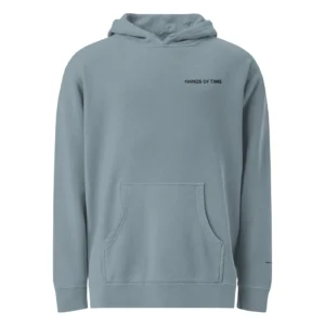 Kalvin Kristi Hands Of Time - Minimal Hoodie (Slate Blue)
